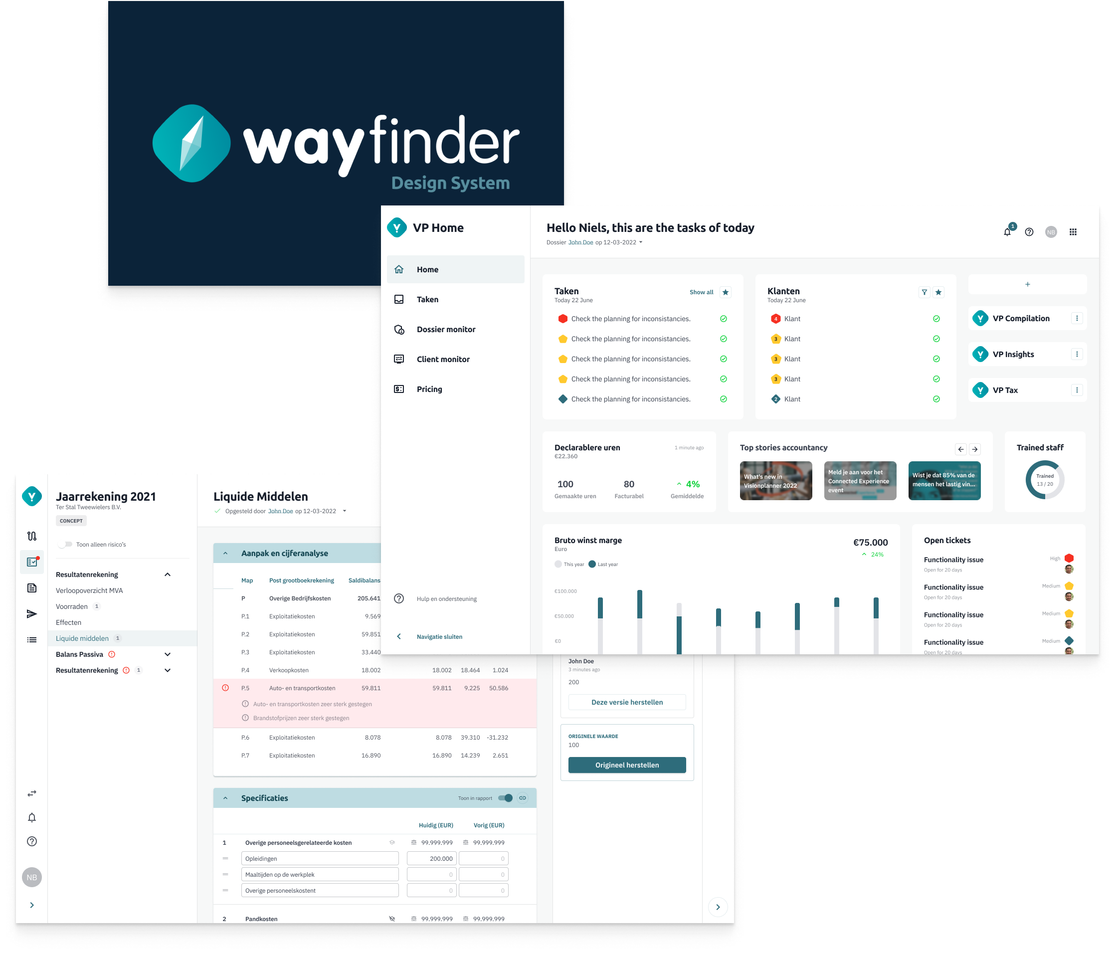 Visionplanner, Wayfinder and Compilation expert